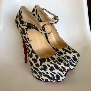 CHRISTIAN LOUBOUTIN Tissu Leopardino Lady Daf 160